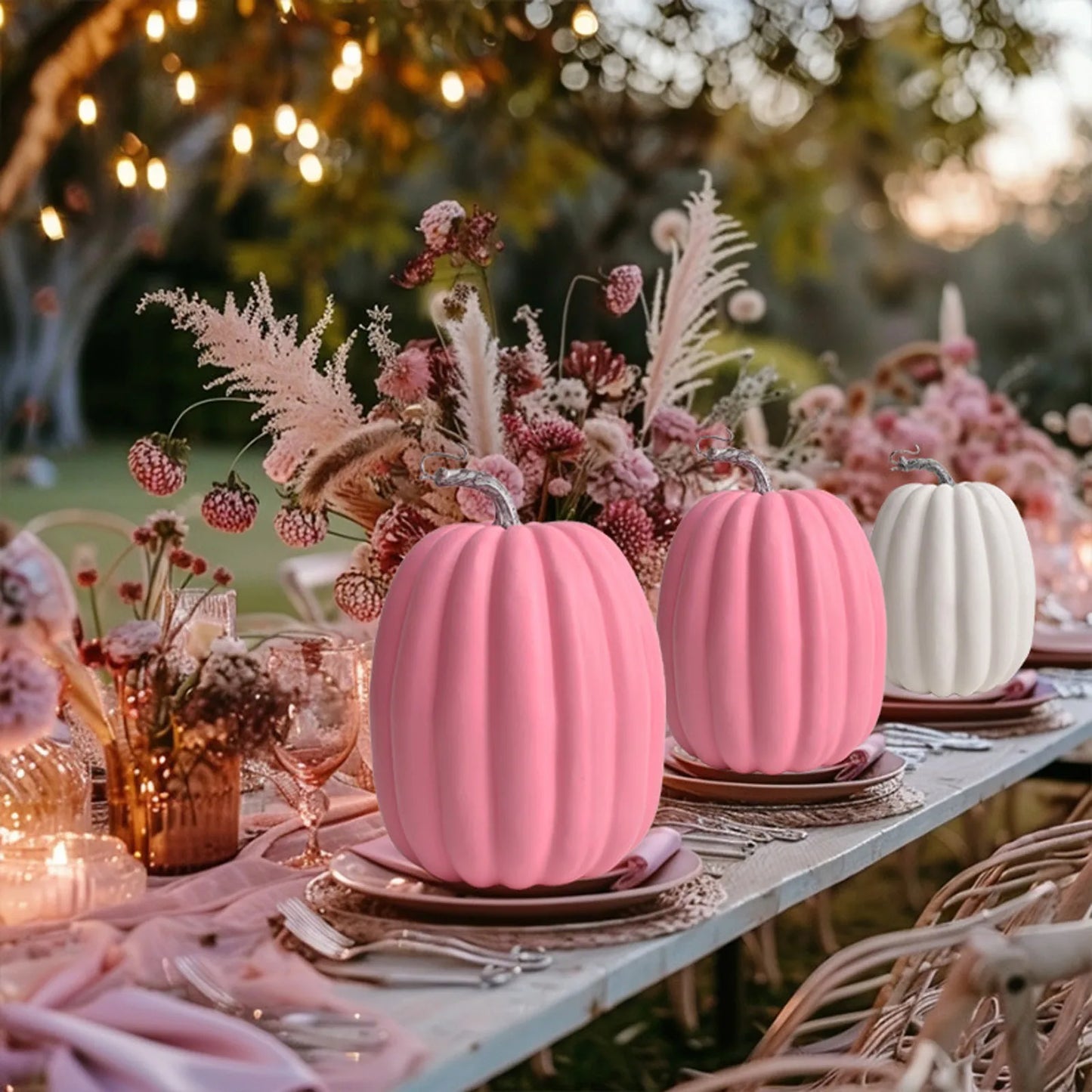 Pumpkin Set Rustic Farmhouse Centerpiece