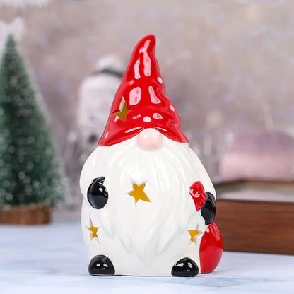 Delightful Micro Landscape Model Ceramic Christmas Night Light