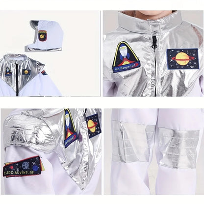 Boy's Cartoon Astronaut Cosplay Costume