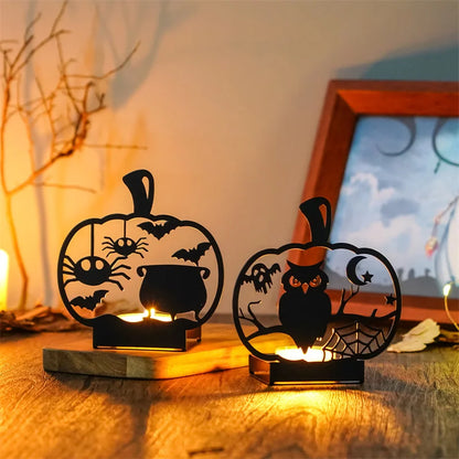 Spooky Halloween Candle Holder Decoration