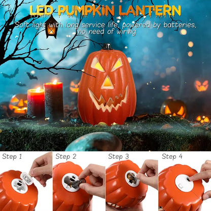 1PCS Scary Halloween Pumpkin Lantern