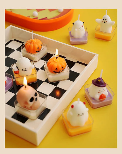 Halloween Fun Scented Candles - Handmade Decor for Home