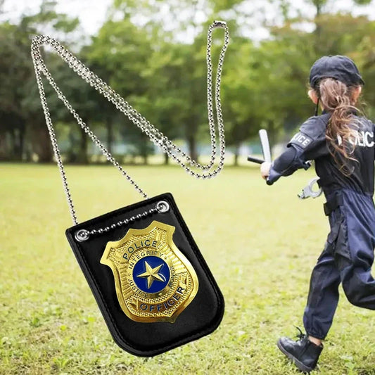 Simulation Cosplay Police Role Play Toy Dress