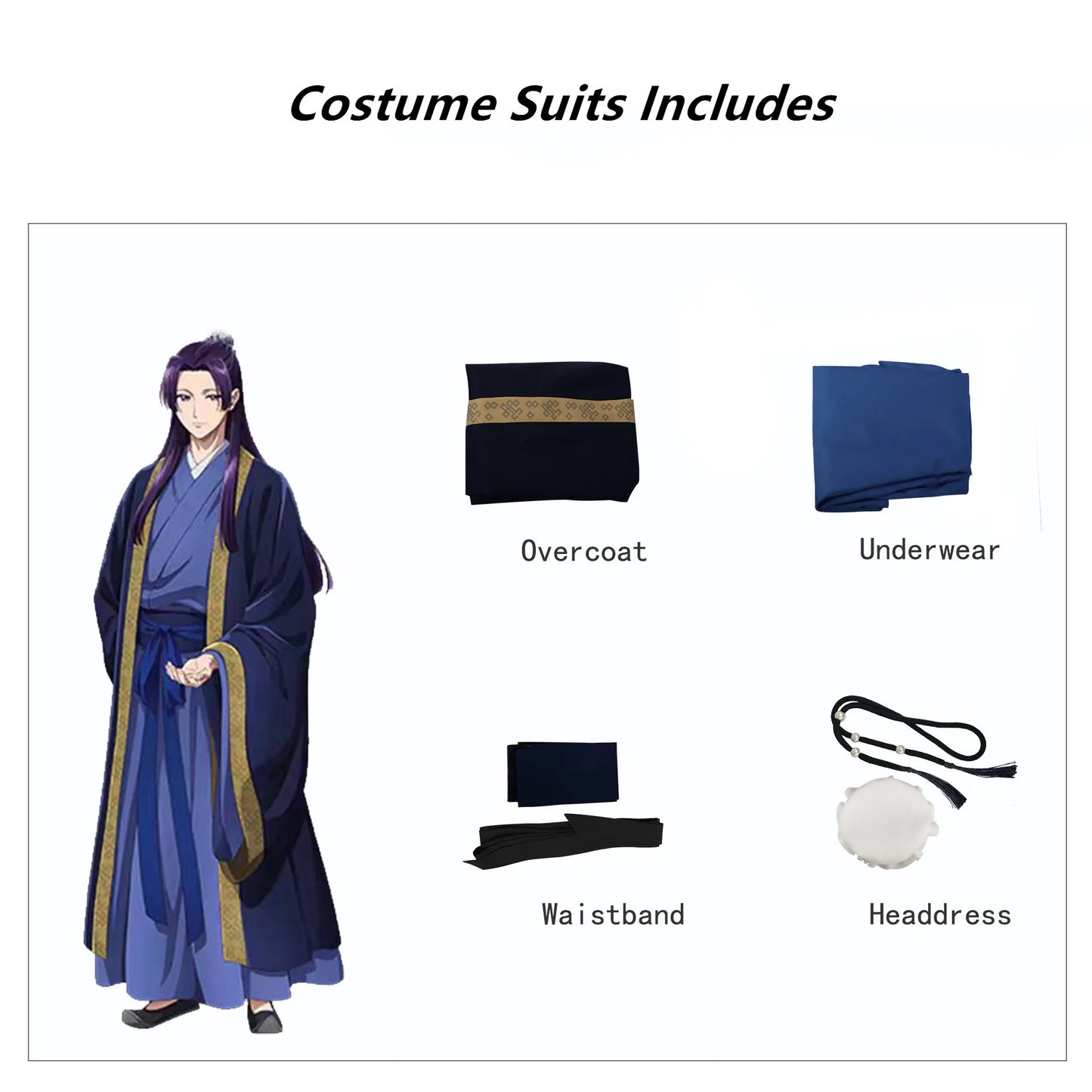Anime Kusuriya No Hitorigoto Jinshi Cosplay Costume