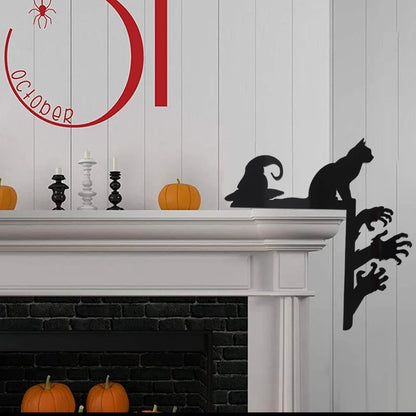 Black Cat Acrylic Corner Sign