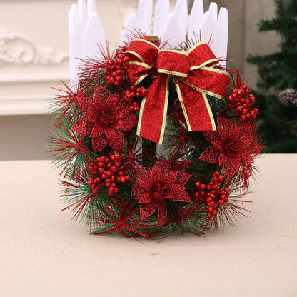 Christmas Wreath - Elegant Seasonal Decor - Decorative Wreath for Home & Holiday