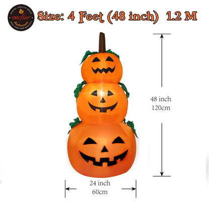 Inflatable Pumpkins, Yard Lawn Lighted Blow-up