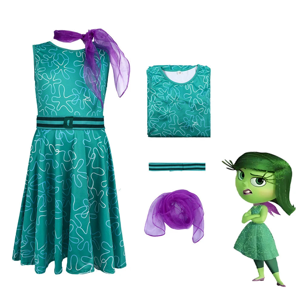 NewAnime Movie Inside Out Joy Cospaly Costume
