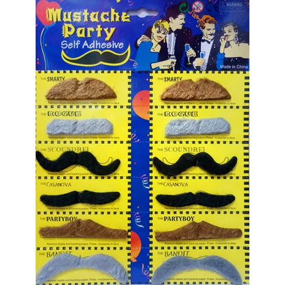 Kids Adult Masquerade 12PCS Funny Fake