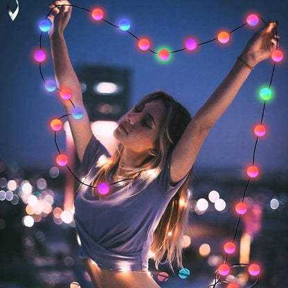 Solar Powered Outdoor String Light - Street Garland