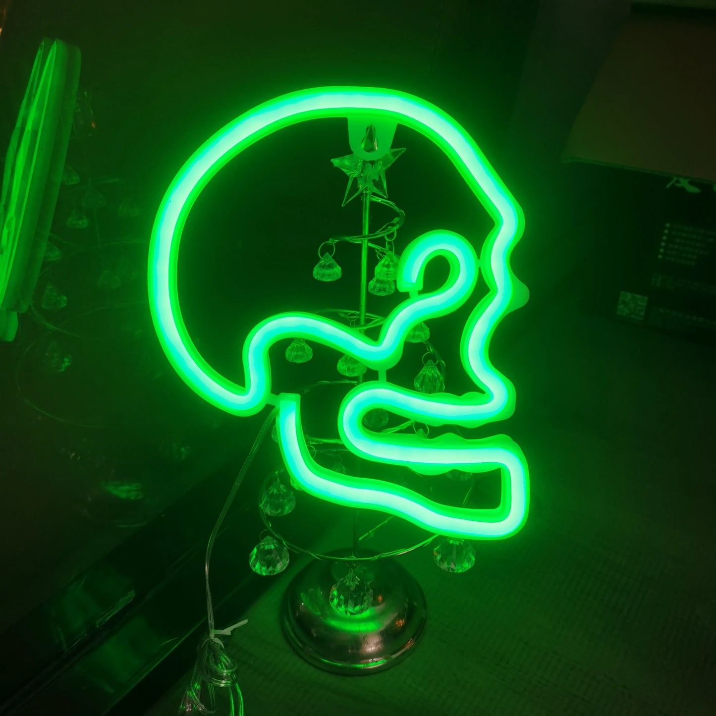 Halloween Bat Spirit LED Neon Wall Decor - USB or Battery Powered