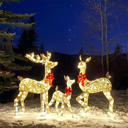 Lighted Christmas Reindeer - Water Resistant Light