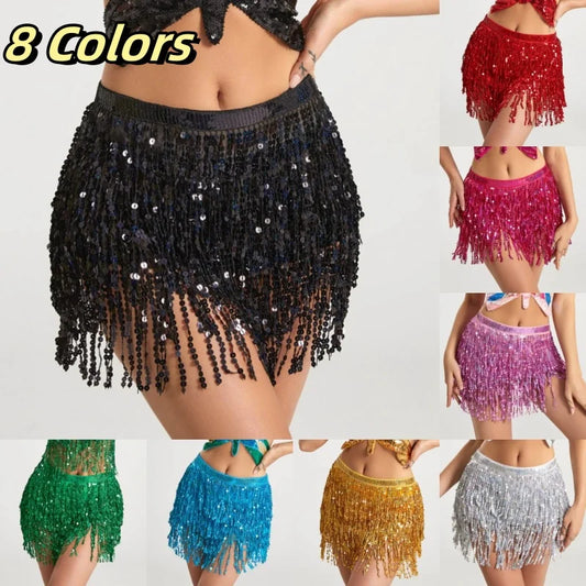 Latin Dance Hula Short Skirt Dress