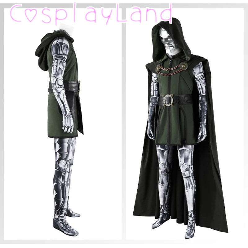Black Doom Cosplay Costume Adult