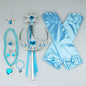 Girls Cosplay Elsa Anna Princess Crown Magic Wand Costume