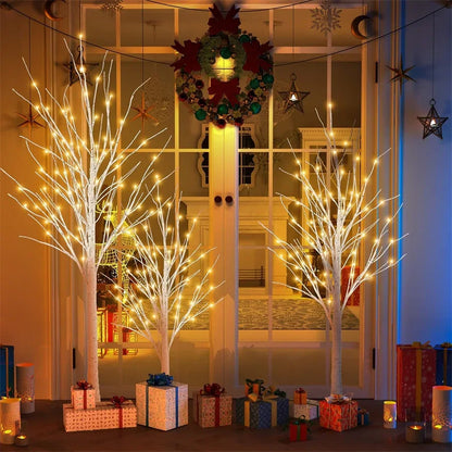 1.8M Lighted Birch Tree