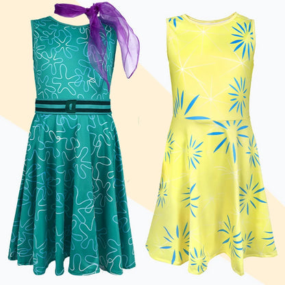 NewAnime Movie Inside Out Joy Cospaly Costume