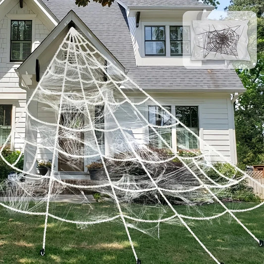Halloween Spider Web Giant Stretchy Cobweb