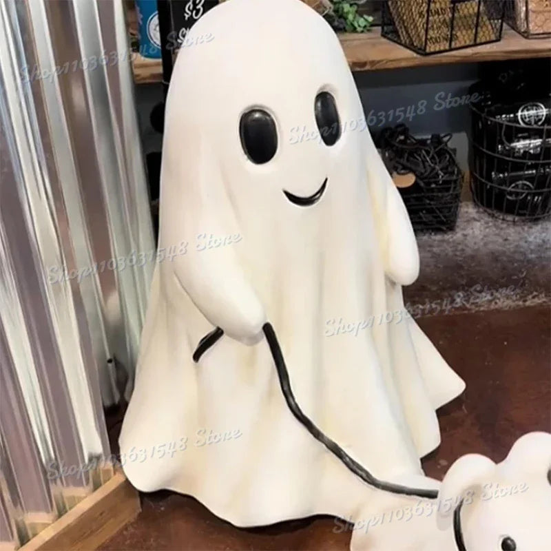 Resin Ghost Walking Dog Statue Decoration - Festivewarehouse™