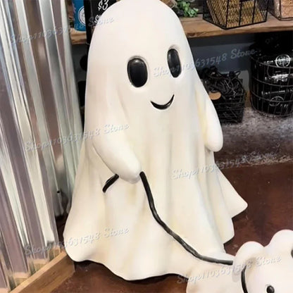 Resin Ghost Walking Dog Statue Decoration - Festivewarehouse™