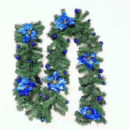 Christmas Decor - Artificial Flowers & Greenery, Gift Decor - Decorative Wreath for Home & Holiday