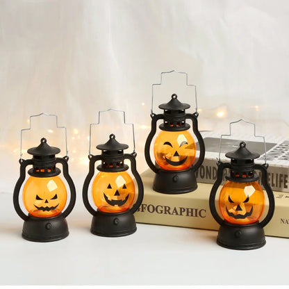 LED Hanging Pumpkin Lantern Light