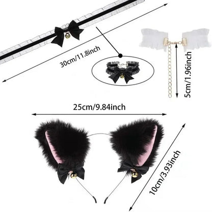 Beautiful Masquerade Halloween Cat Ears Cosplay