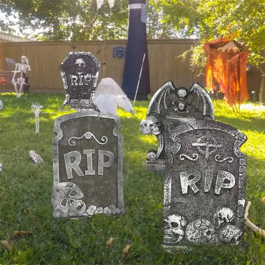 1pcs Halloween Foam RIP Graveyard Tombstone