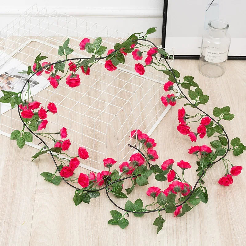 250CM Rose Artificial Flower Garland