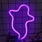 Halloween Bat Spirit LED Neon Wall Decor - USB or Battery Powered