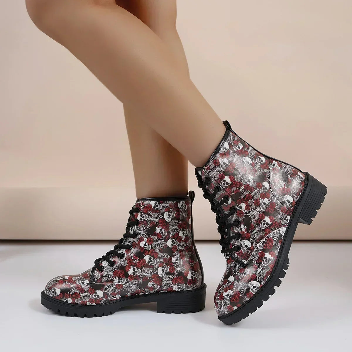 Women's Printed Short Boots Autumn/Winter