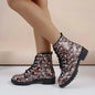 Women's Printed Short Boots Autumn/Winter