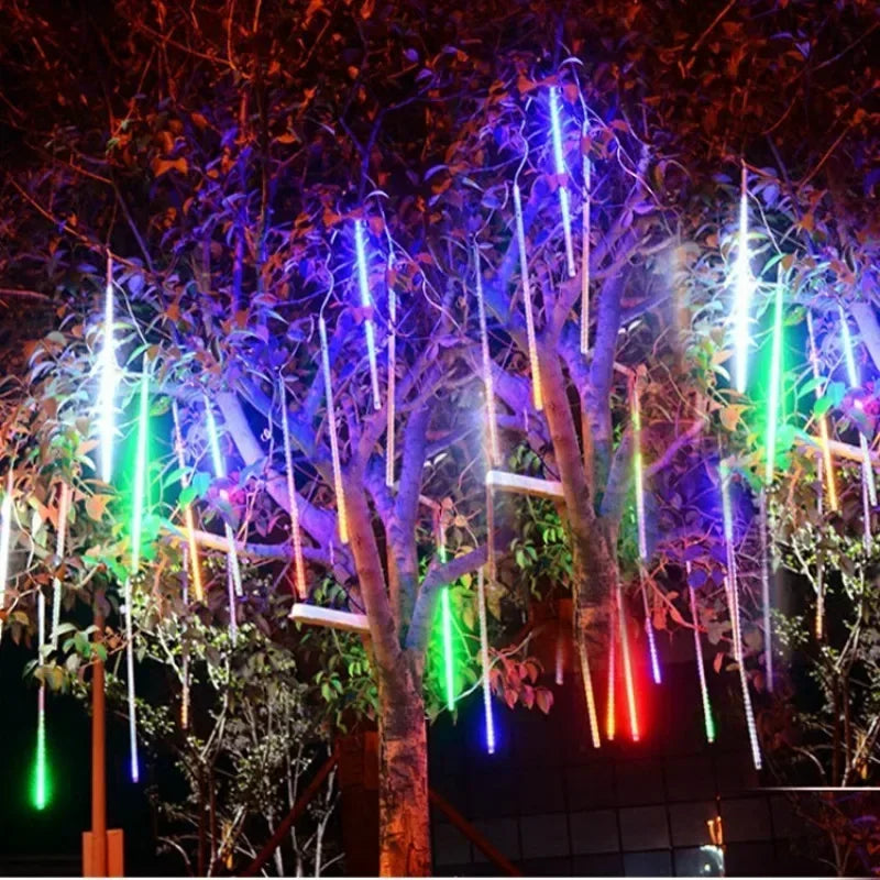 30cm /50cm Waterproof Meteor Shower Rain 8 Tube LED String Lights