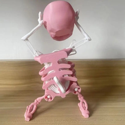 3D Mini Dancing Skeleton Skull Figures