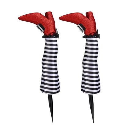 2pcs Halloween Evil Witch Legs Prosthetic