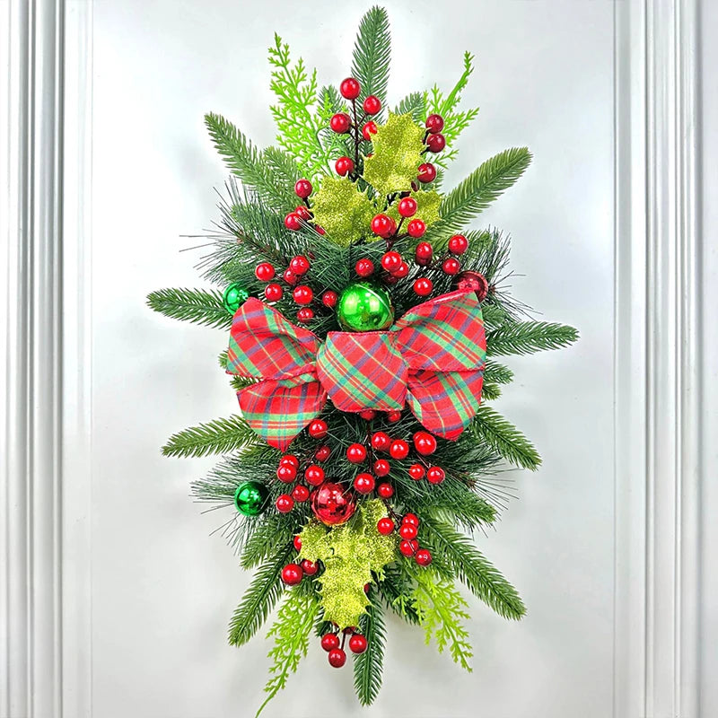 Christmas Wreath - Elegant Seasonal Decor - Decorative Wreath for Home & Holiday