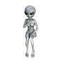 Funny Resin Alien Statue Outdoor Garden