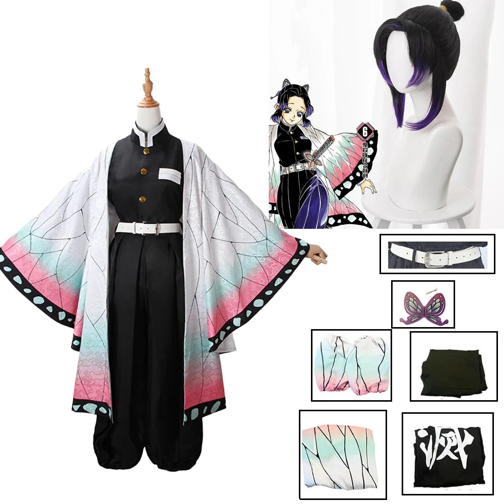 Anime Demon Slayer Kochou Shinobu Costume