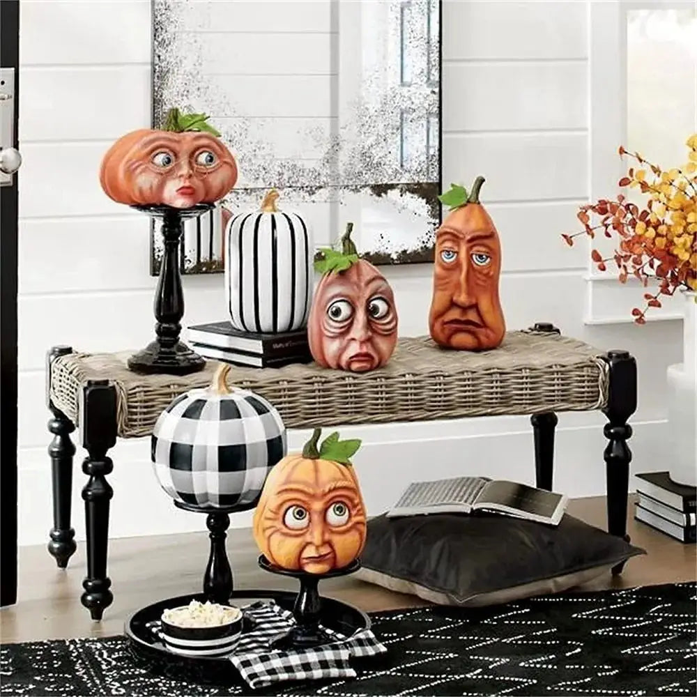 Ghost Party Mutated Pumpkin Head