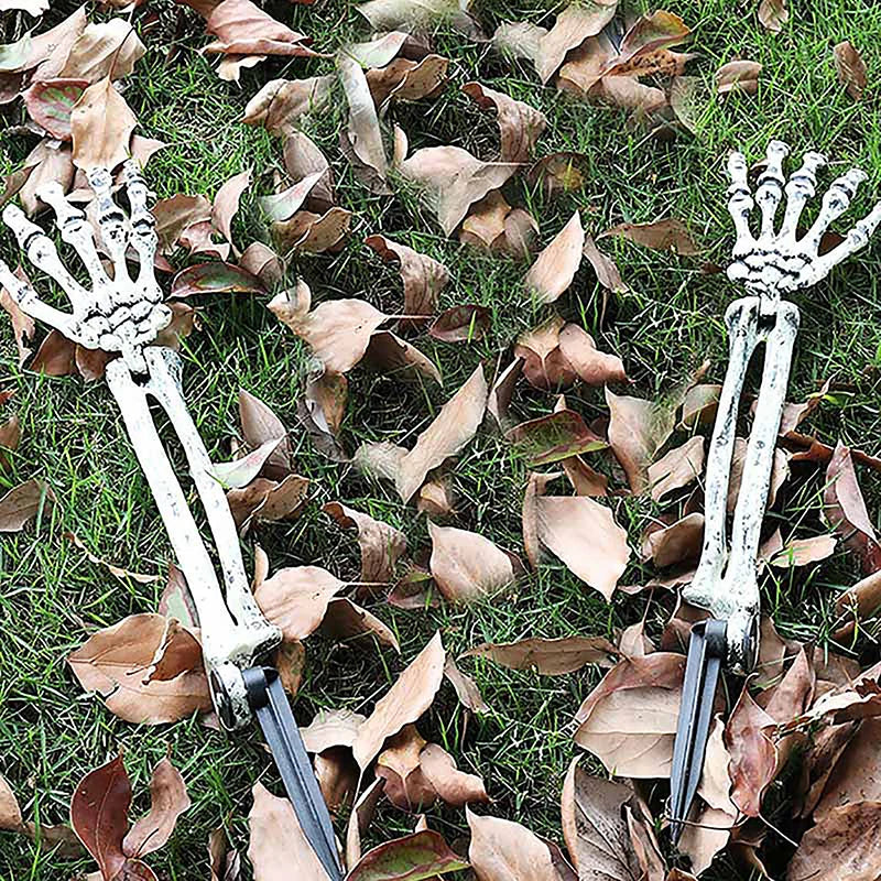 Realistic Life Size Fake Human Hand Bone For Haunted House Decor