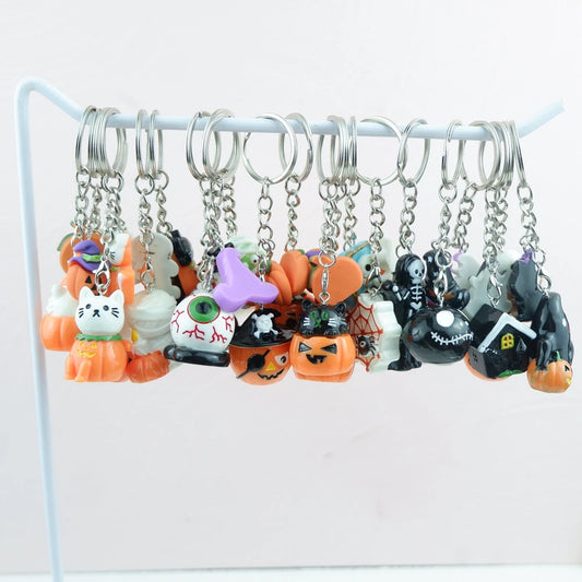 Cute Halloween Keychain Children Handmade Jewelry DIY Gifts