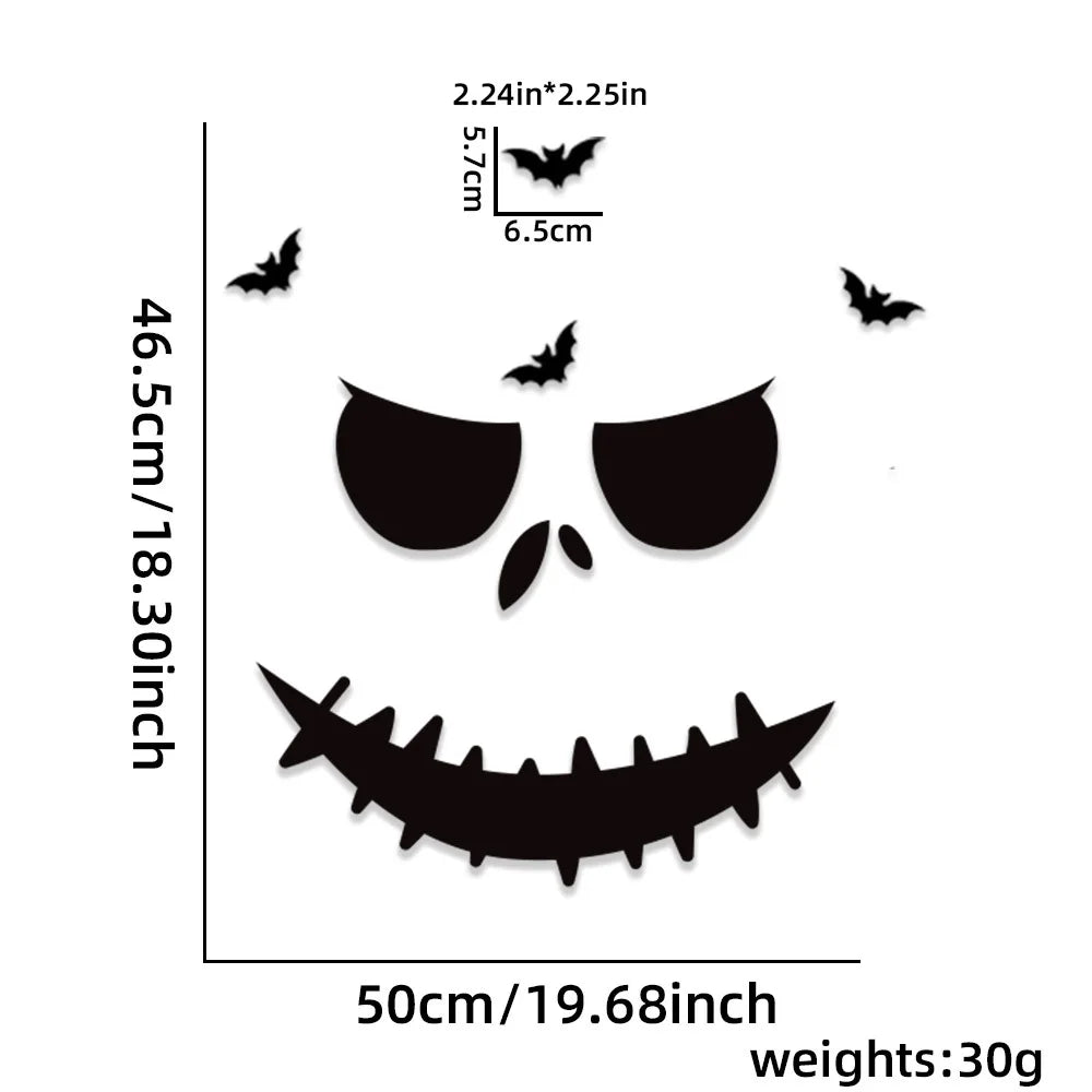 Halloween Horror Door Stickers