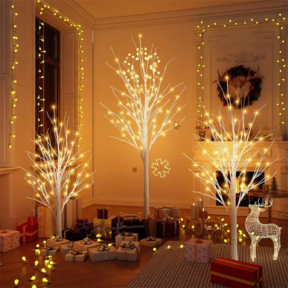 1.8M Lighted Birch Tree