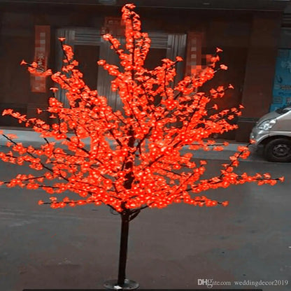 LED Cherry Blossom Christmas Tree Light – 1.5m Outdoor Lighting