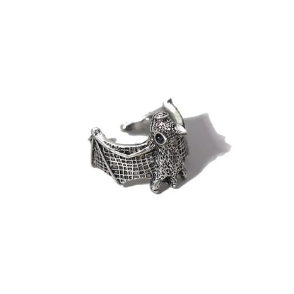 Halloween Vintage Bat Design Wing Rings for Women