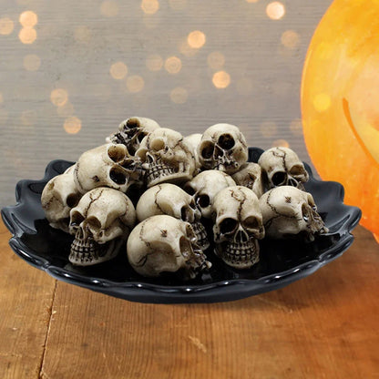 20Pcs Halloween Mini Skulls Heads