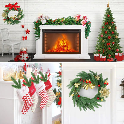 Christmas Wreath - Elegant Seasonal Decor - Decorative Wreath for Home & Holiday