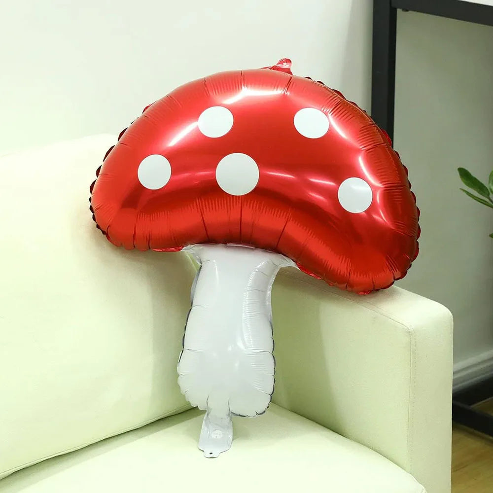 Red Mushroom Foil Balloons