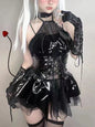 AltGoth Sexy Cosplay Pu Dress Women