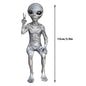 Funny Resin Alien Statue Outdoor Garden